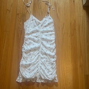 Hollister White Floral Dress